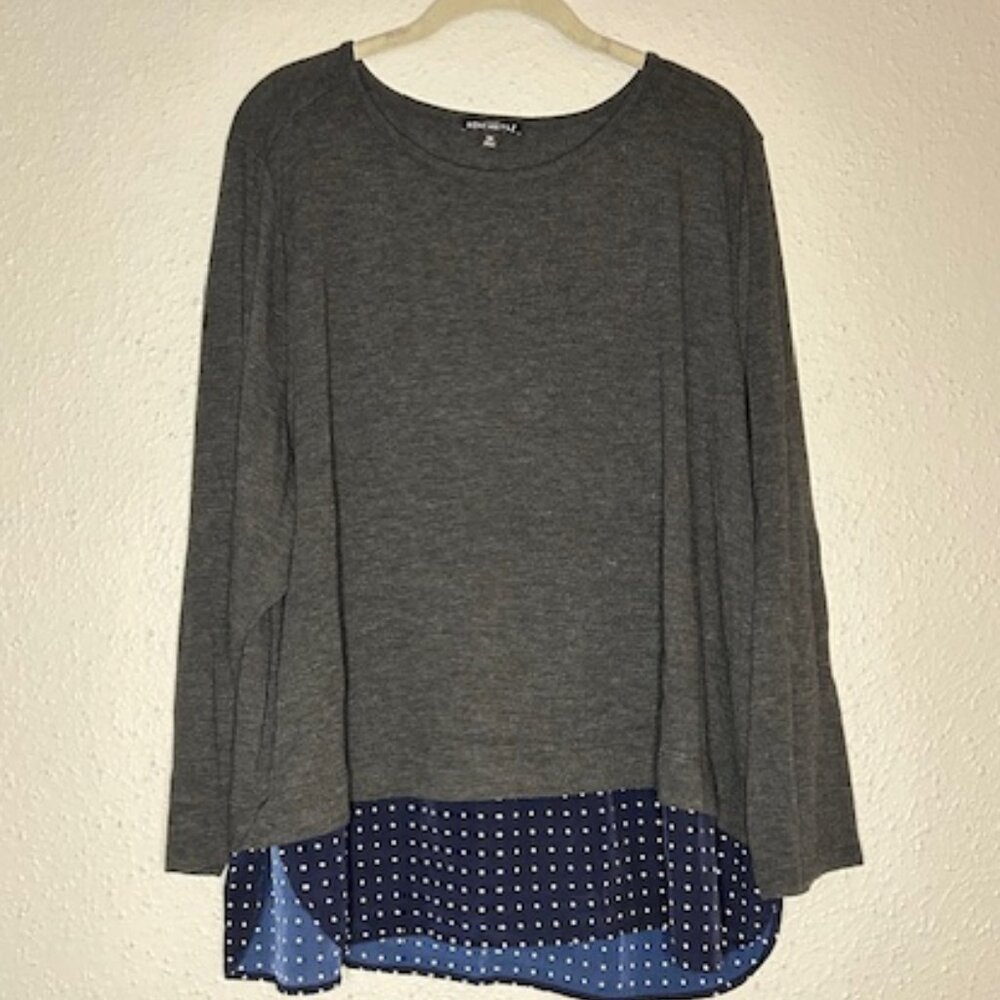 J. Crew Factory Layer Look Long Sleeve Top Size 3X